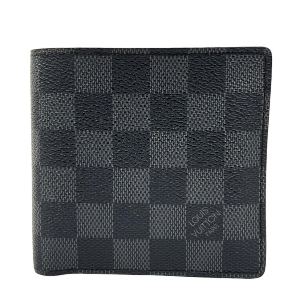 LOUIS VUITTON LV Louis Vuitton Portefeuille Marco N63336 Bi-fold Wallet Damie...
